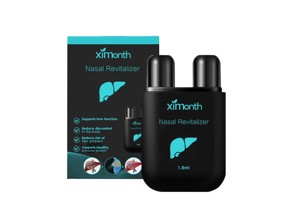 Inhalador Ximonth para aliviar la congestión nasal, la picazón y eliminar la secreción nasal.