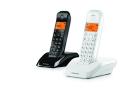 Teléfono Inalámbrico MOTOROLA S1202 Blanco y Negro