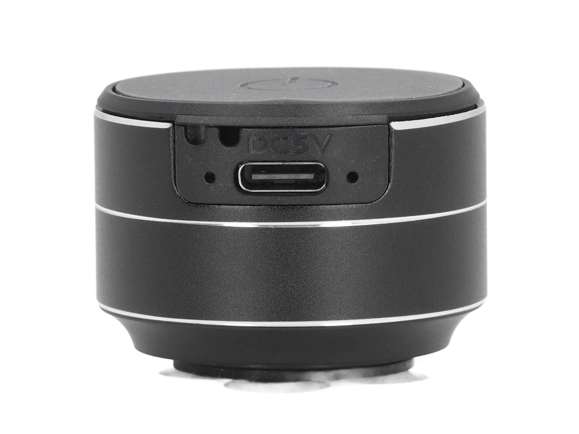 Alto-falante De Condução Óssea Sem Fio 3w 4ω 5v Bt5.3 Estéreo Com Cupula Para Cozinha E Exterior Preto