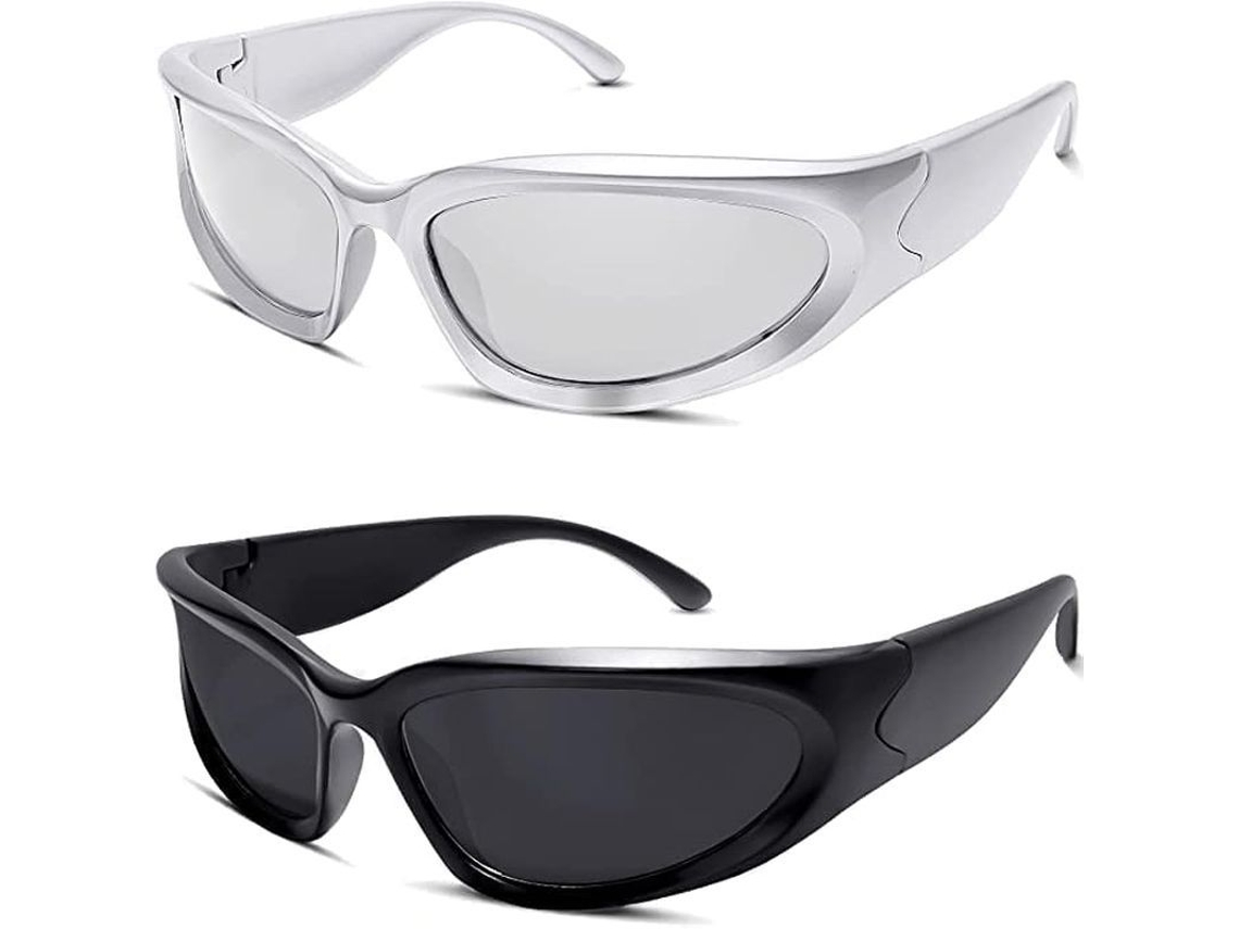 2026-gafas De Sol Polarizadas Y2k Uv400 Futuristas Ovaladas Con Lentes Anti-glare Estilosas