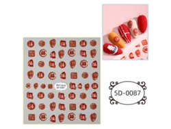 Pegatinas De Uñas Con Dibujos Animados, Autoadhesivas Y Seguras, Decoración 5d, ¡hazlo Tú Mismo!