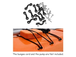 Asas De Transporte Para Kayak Con Ojales Acolchados Y Tornillos Para Canoa Y Barco.