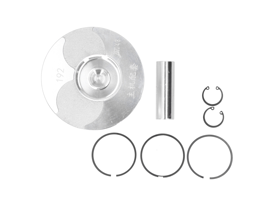 Conjunto De Pistón Para Motor 192f Con Pasador, Anillos Y Arandelas - Repuestos Industriales