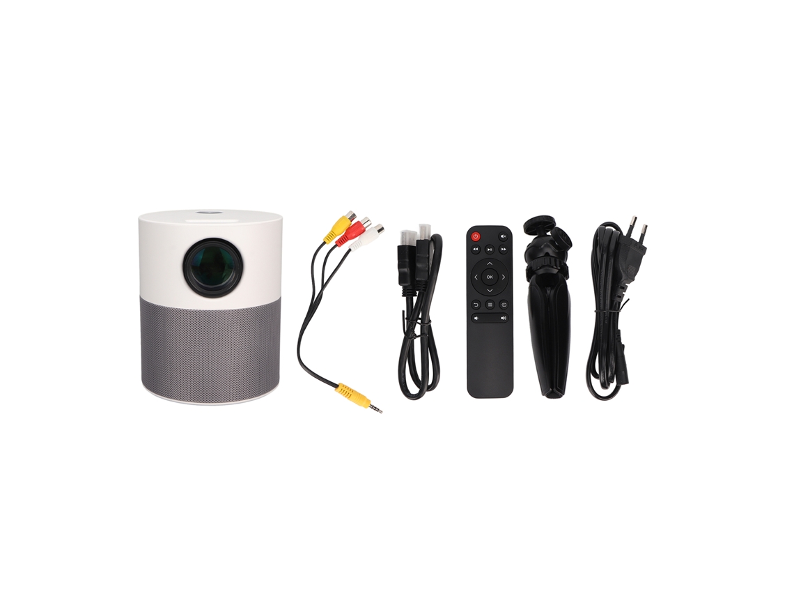 Proyector Bluetooth con wifi y pantalla de 250 pulgadas y altavoz de 3 W