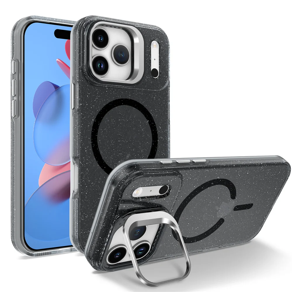 (iphone Air, Negro) Funda Magnética Magsafe Para Iphone, Cubierta Protectora Transparente