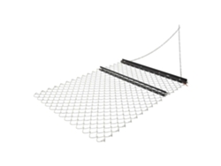 Rastrillo de cadena Succebuy de 121,9 x 152,4 cm, rastrillo de arrastre para tractores