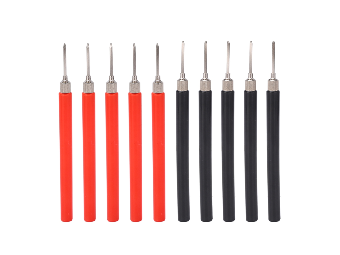 Sonda De Prueba Universal Con Conexión De Tornillo, Roja/negra, Para Multímetro De Circuitos Diy