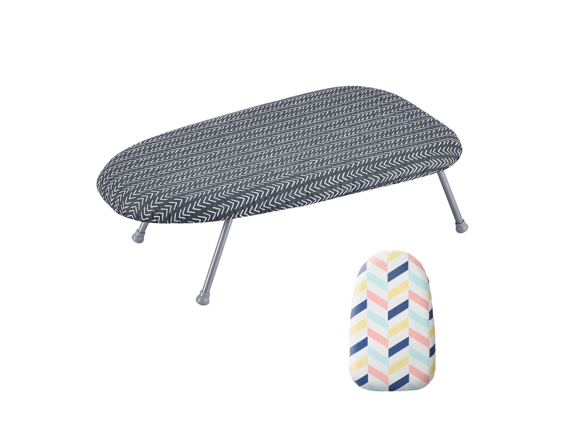 Tabla de planchar de sobremesa Succebuy de 23,4 x 14,4 pulgadas, compacta, con funda resistente al calor