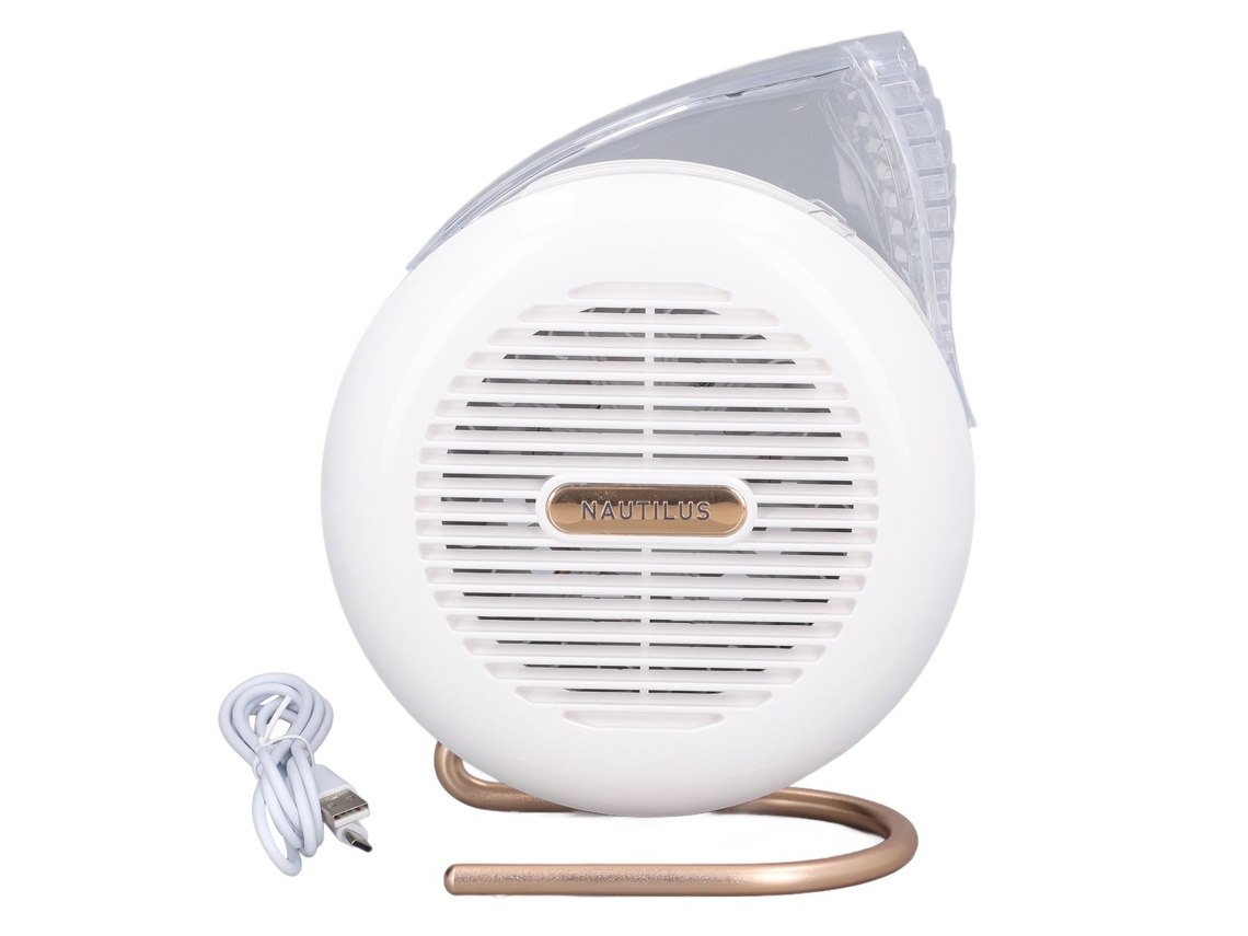 Ventilador de escritorio USB pequeño y silencioso para dormitorio, oficina o residencia estudiantil.