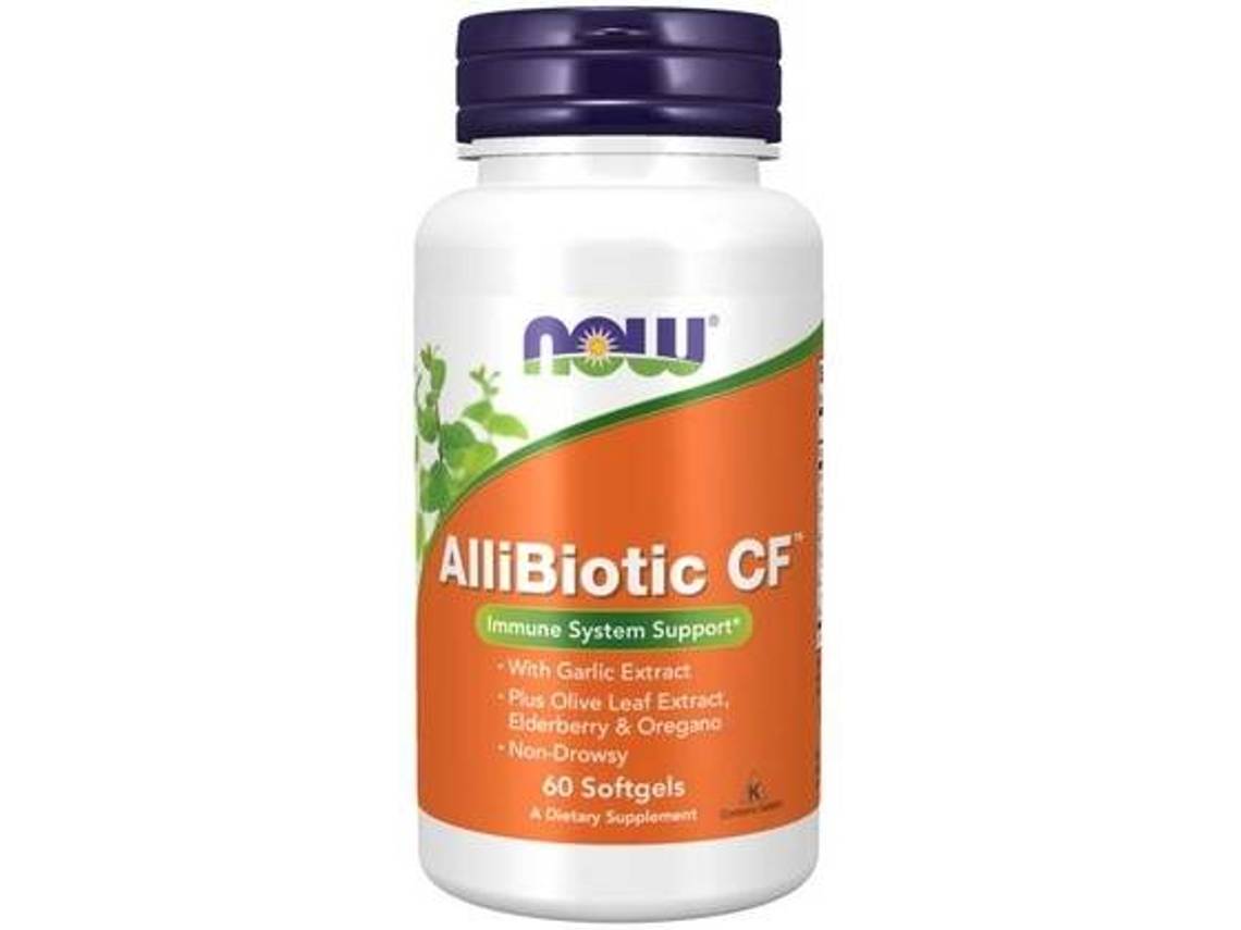 Complemento Alimentar NOW Alibiótica Cf (60 cápsulas)