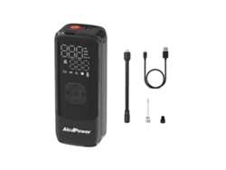 Mini Compresor Portátil para Coche y Bicicleta 150 PSI 3 en 1 - Compresor, PowerBank y Antorcha ALCAPOWER