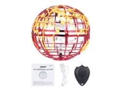 Mali bola Voadora com Controle Remoto, Arcraft Hover Boomerang com Luzes, Brinquedo Legal para Crianças e Adolescentes Vermelho