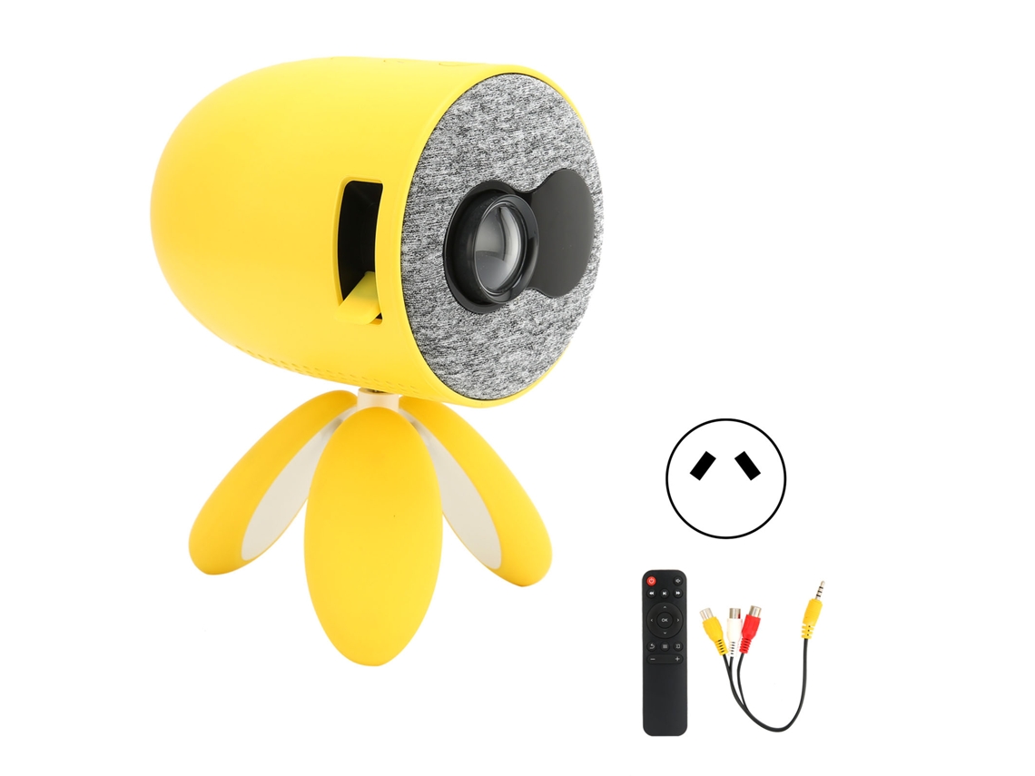Miniproyector con entrada USB y control remoto