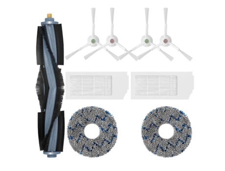 Filtro de escova de rolo e pano de esfregão para ecovacs deebot x1 turbo / omni