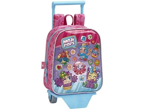 Mochila Trolley MOJIPOPS (Fucsia - Poliéster - 28x23x6 cm)