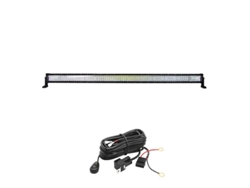 Barra de luces LED, diseño curvo/recto, tecnología 7D con 3 líneas, cable recto OEM de 52 pulgadas