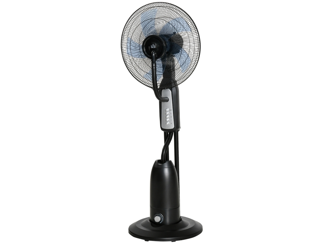 Ventilador Nebulizador Ajustable 90w Con Oscilación 75° Y Depósito 3l