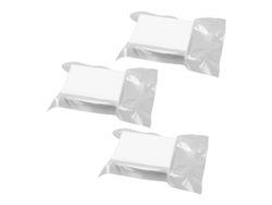 3 Piezas De Gasas Curvas De 11,4 Cm X 3,7 M, Blancas, Esterilizadas Y Absorbentes Para Uso Doméstico Y Exterior.