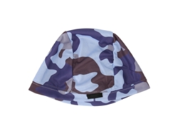 Forro para casco 2026, transpirable, transpirable y con ventilación, estampado de camuflaje azul para motocicleta.