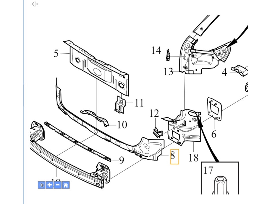 Cinturón elevador trasero para Volvo XC40 C40, pieza original 31698225