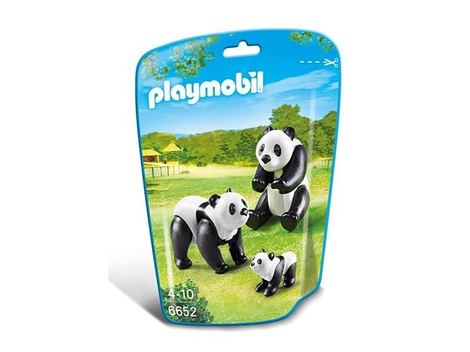 PLAYMOBIL City Life: Familia de pandas - 6652 (Edad Mínima: 4)