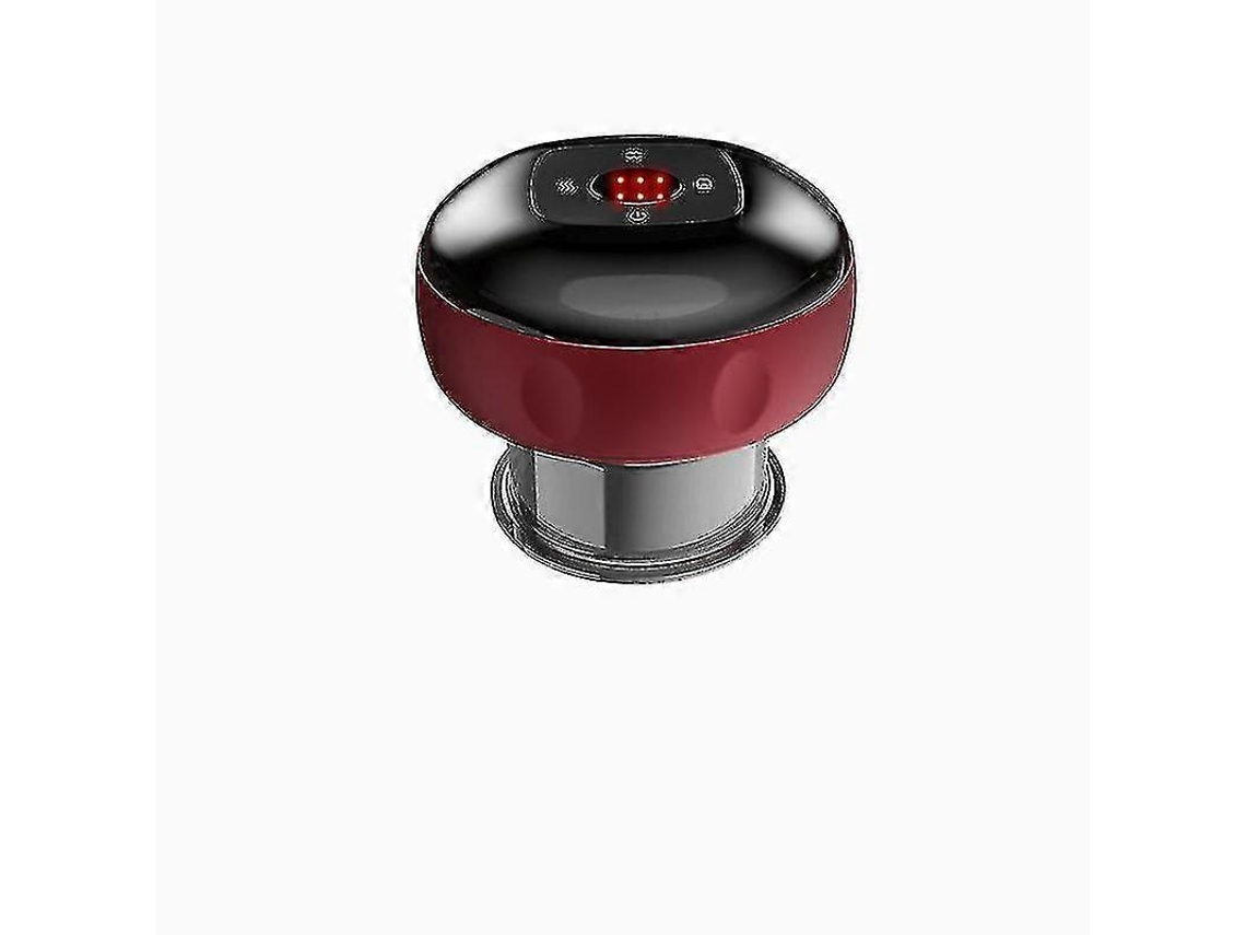 Masajeador inteligente con ventosa y luz roja. Dispositivo eléctrico de masaje con ventosa.