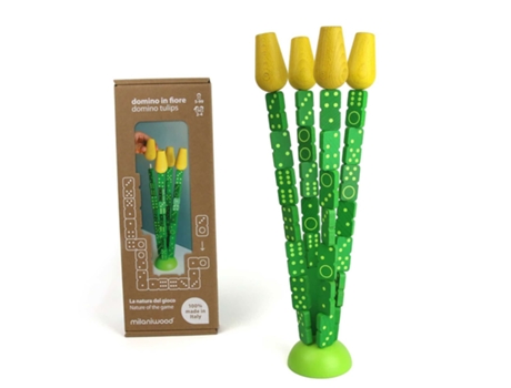 Jogo de Mesa MILANIWOOD Domino Tulips (4 Anos)
