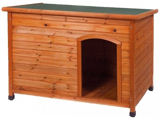 Caseta para Perros DUVO Clásico (Marrón - 85x58x58cm - Madera)