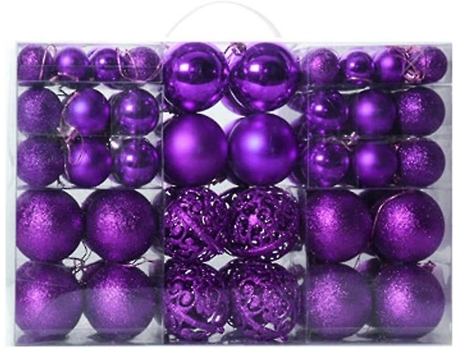 Set de bolas decorativas para el árbol de Navidad