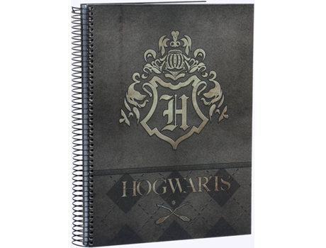 Cuaderno HARRY POTTER Gold (A4 - Cuadriculado)