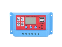 Controlador De Carga Solar 12v/24v 20a Pwm De 3 Etapas Con Lcd Y Usb