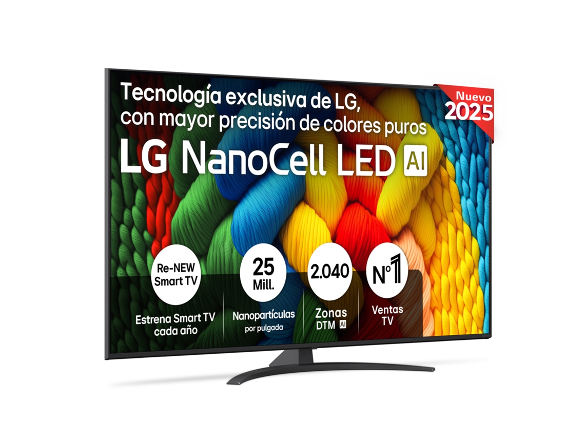 TV LG 65NANO81 (Nano Cell - 65'' - 165 cm - 4K Ultra HD - Smart TV)