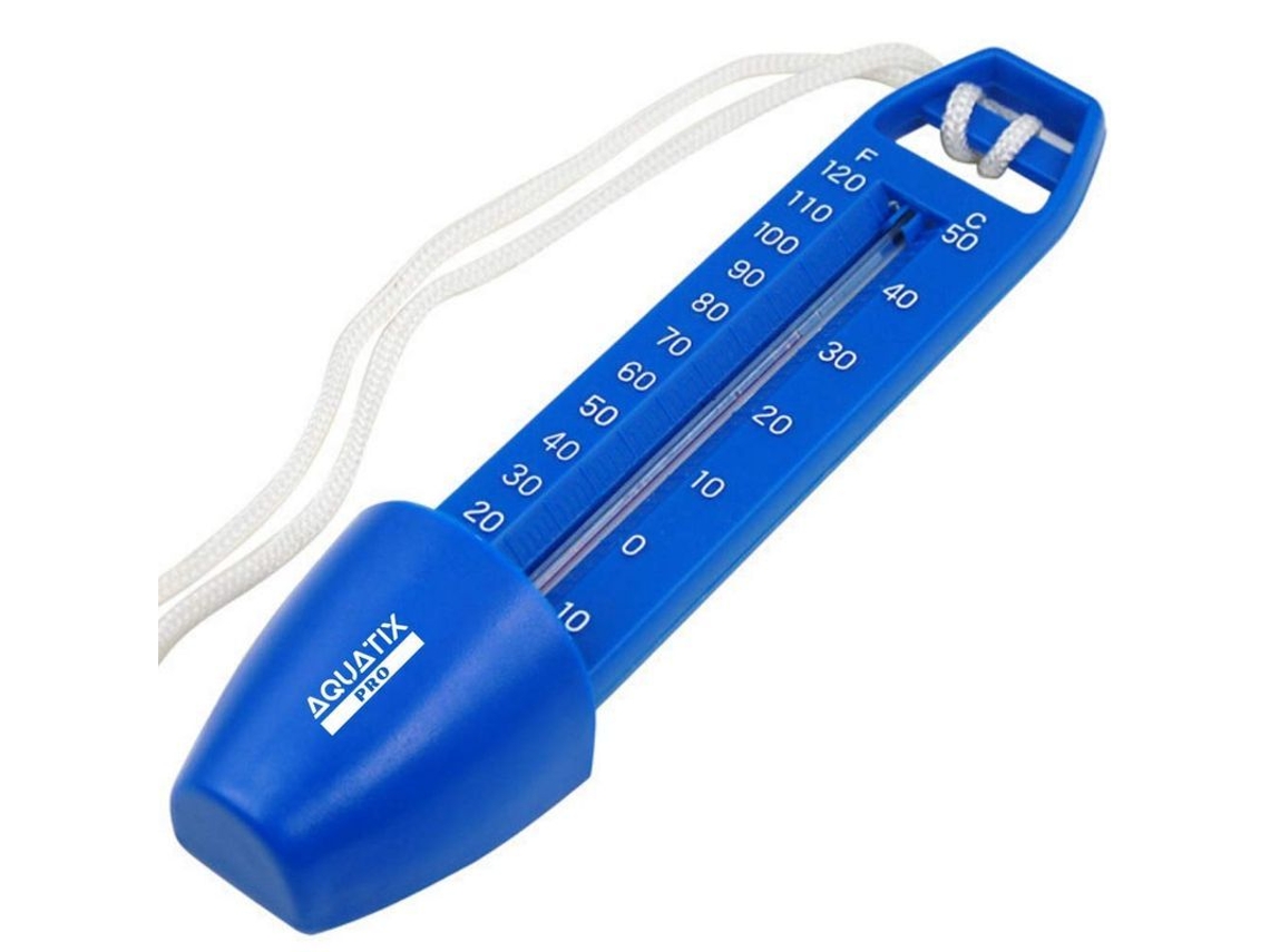 Termómetro De Piscina Grande Con Cuerda, Bolsillo Integrado Y Resistente A Roturas