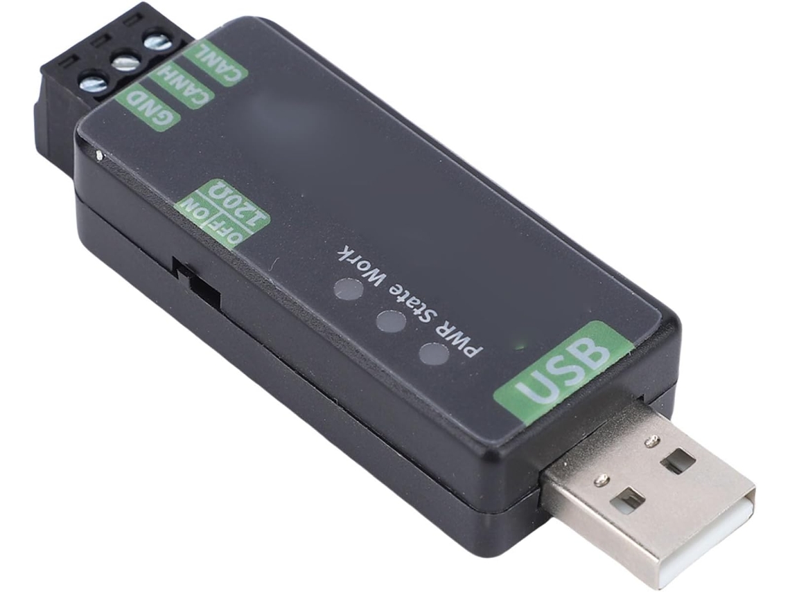 Adaptador Usb 2.0 A Can – Analizador De Bus Compatible Con 2.0a/b Y Fd