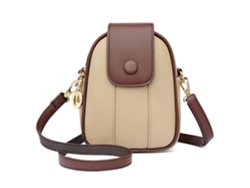 Mochila pequeña para mujer, aluminio naranja (con capacidad para la mayoría de teléfonos móviles)*