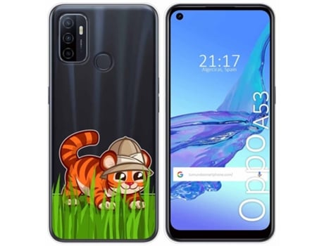 Carcasa Oppo A53 / A53s TUMUNDOSMARTPHONE Dibujos Transparente