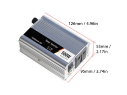 Inversor de corriente para coche 2026dz-500w de CC 12 V a CA 220-230 V con salida USB de onda sinusoidal pura de 5 V.