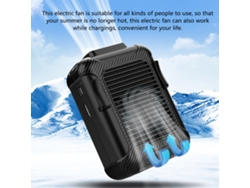 Ventilador portátil de cintura con batería de 6000 mAh