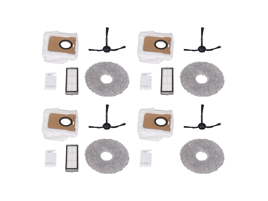 Kit De Repuestos Para La Aspiradora Robot Dreametech L20 Ultra S10: Cepillos, Filtros, Bolsas Para El Polvo.