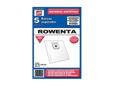 Bolsa Recambio Aspirador Tecnhogar 915625 5 Uds