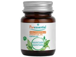PURESSENTIEL Aceite Esencial de Ravintsara Cannamomum Camphora Ct Cineole Bio 60 Cápsulas