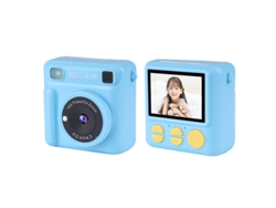 Cámara digital Cuich con impresión instantánea para adolescentes, 2,4 pulgadas, HD, 32 GB, recargable, con papel fotográfico azul