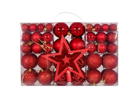 101 Uds adornos de bolas de Navidad decoración de árbol de Navidad