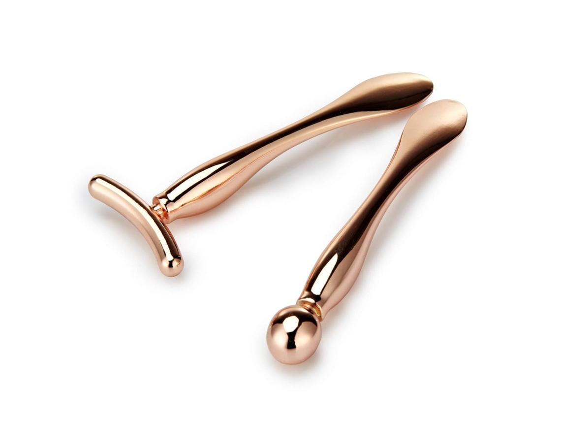Cuchara Para Delinear Los Ojos Color Oro Rosa Y Cuchara Grande Para Agua*