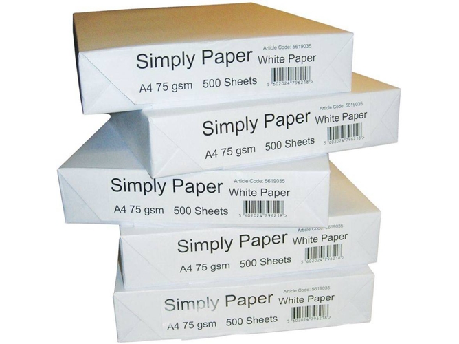 Resma de Papel SIMPLY 75G (A4)
