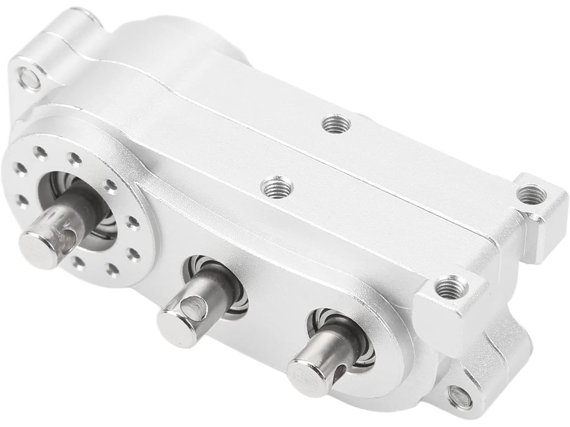 Caja De Transferencia De 2 Velocidades Mecanizada Por Cnc Para Coche Rc/10, Distancia Entre Ejes De 313 Mm, Piezas En
