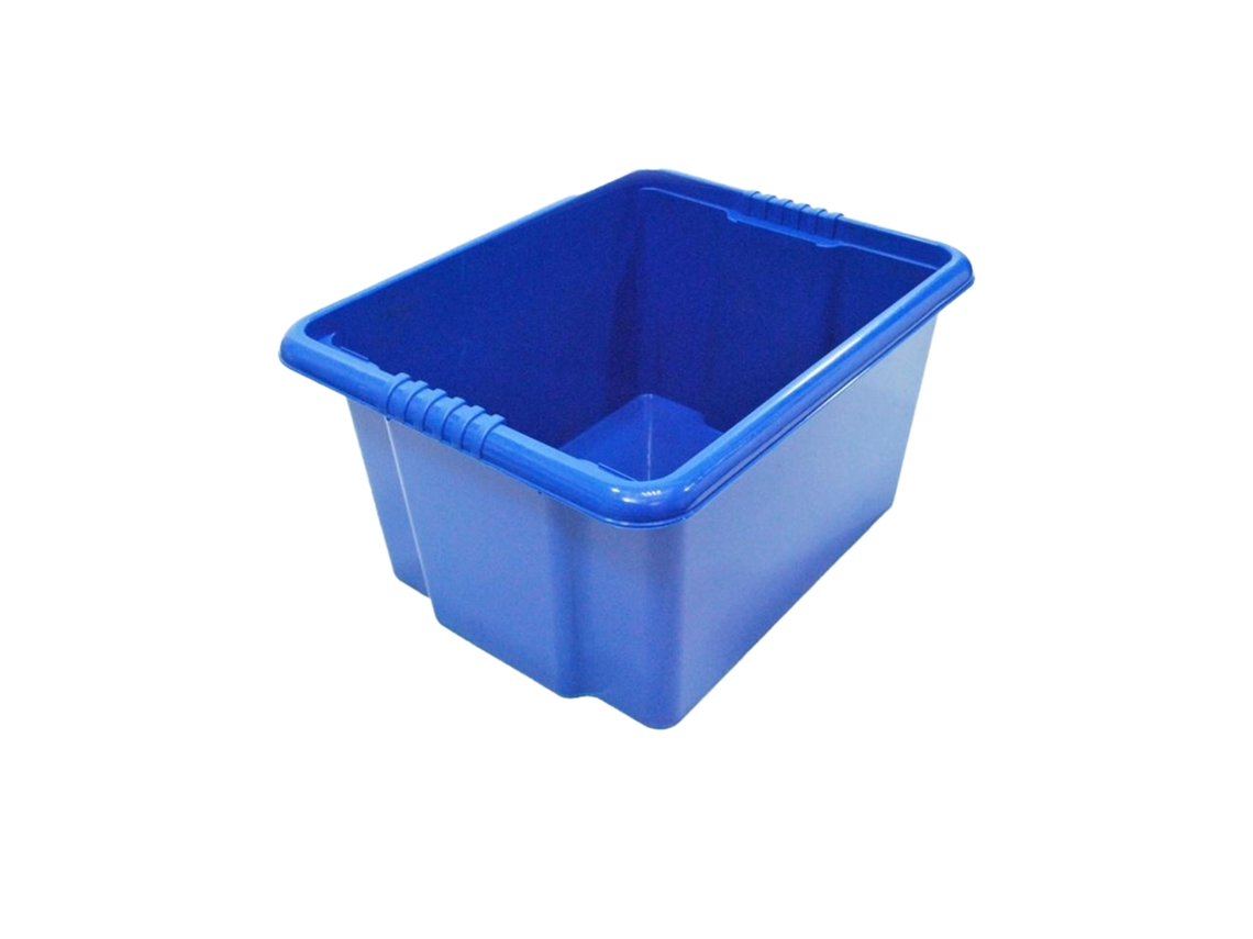 Caja de almacenamiento Tml 43 x 32 x 24 cm Azul Azul