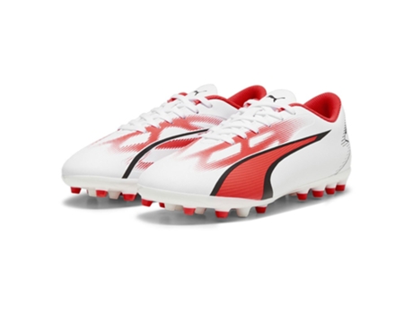 Botas de fútbol Unisex para Fútbol PUMA Ultra Play Mg Blanco (29)