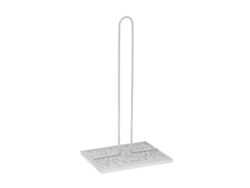 Portarrollo de Papel de Cocina VERSA Damasco Metal Acero Madera MDF 16,5x31x13 cm