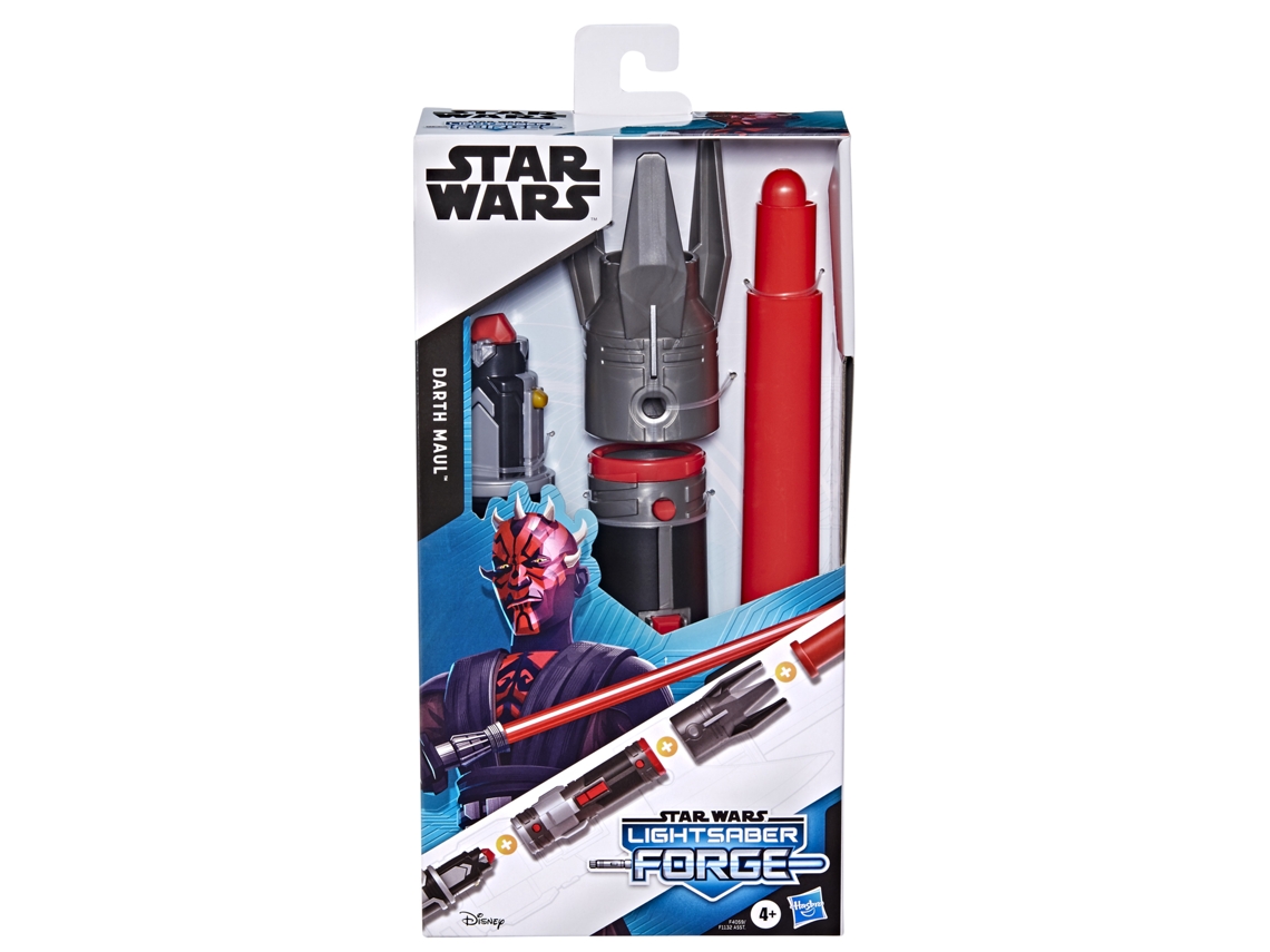 Figura de Acción STAR WARS Lightsaber Forge SableLuz Rojo ExtensibleDarth Maul